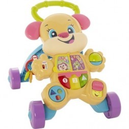 Fisher Price Laugh & Learn Εκπαιδευτική Στράτα Ροζ Σκυλάκι Smart Stages, FTC68