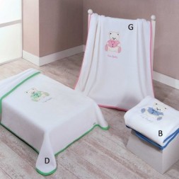 Βρεφική Κουβέρτα Αγκαλιάς Βελουτέ Pierre Cardin 80x110, 545