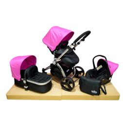 Πολυκαρότσι MIKO Travel System, Pink