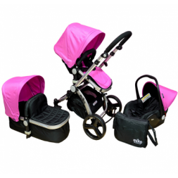 Πολυκαρότσι MIKO Travel System, Pink