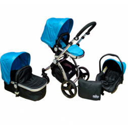 Πολυκαρότσι MIKO Travel System, Blue