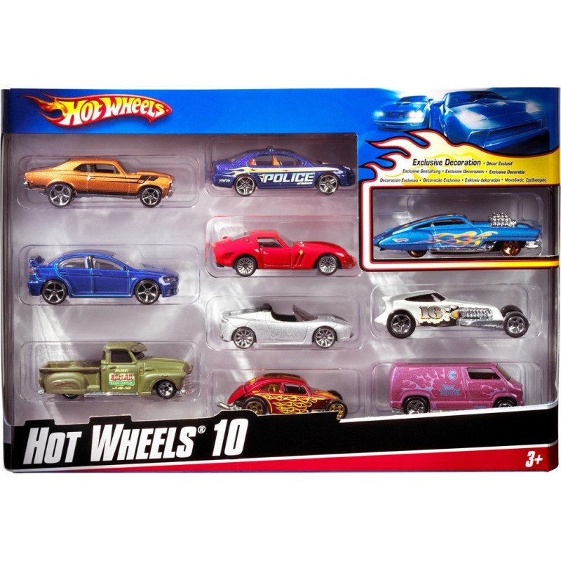 Hot Wheels Αυτοκινητάκια Σετ Των 10, 54886