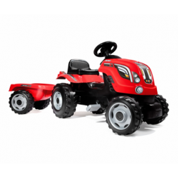 Smoby Τρακτέρ Κόκκινο μαζί με καρότσα 710108