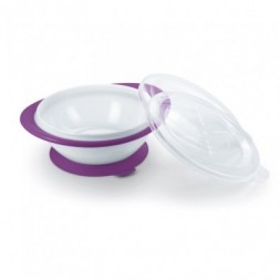 Nuk Μπολ Φαγητού με καπάκι, Easy Learning σε μωβ 10255192