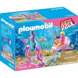 Playmobil Starter Pack Άμαξα με Ιππόκαμπους 70033