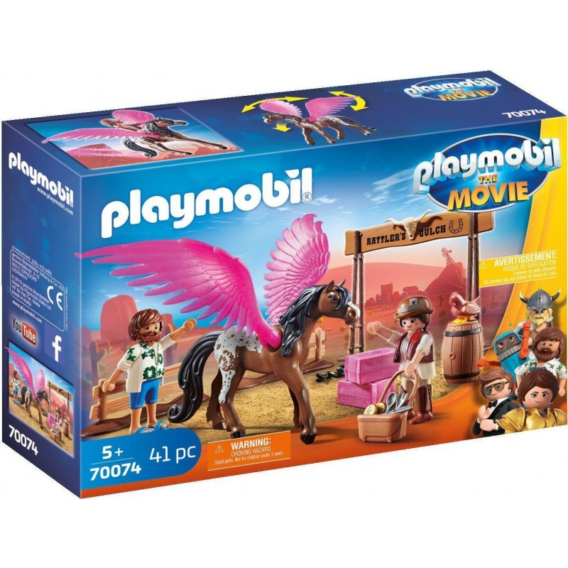 Playmobil Η Μάρλα Και Ο Ντελ Στην Άγρια Δύση 70074