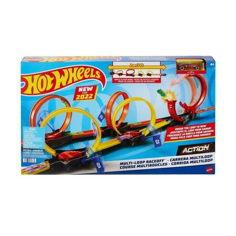 Hot Wheels Πίστα για Κόντρες με Πολλαπλά Λούπ HDR83