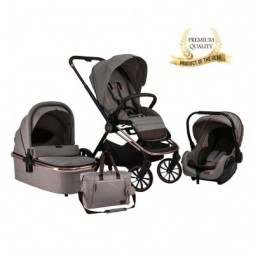 Πολυκαρότσι Bebe Stars, Jewel 3 σε 1 Marble Beige 350-182