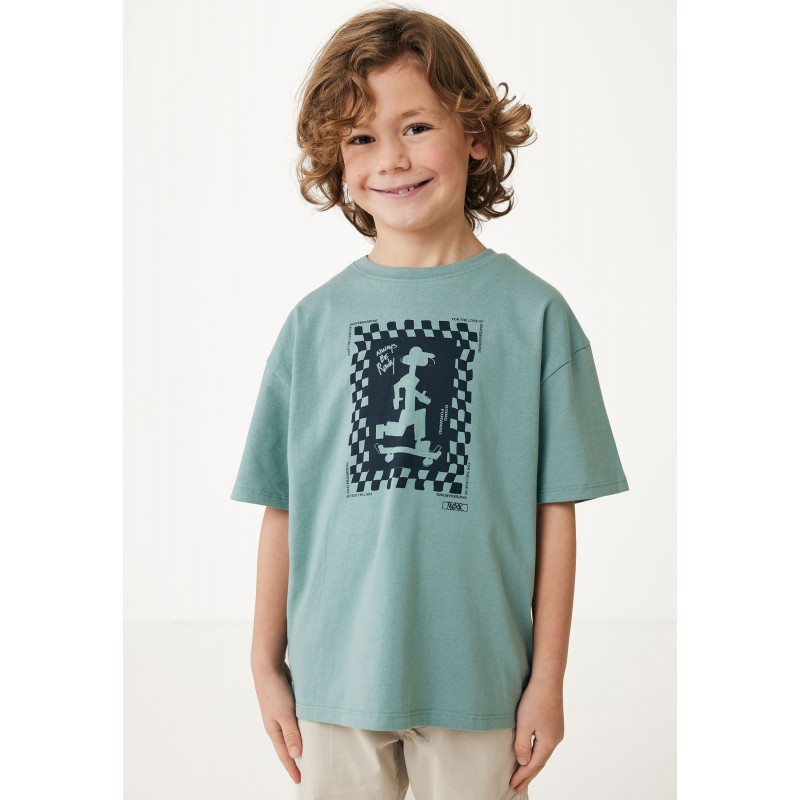 MEXX Fashion Παιδική Μπλούζα Greenish Blue MF007804141B