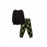 Two in a Castle Set With Long Sleeve Top & Allover Pants Kid Plaids T5915