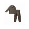 Two in a Castle Set With Knitted Top & Cargo Pants Kid Khaki T5921