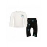 Two in a Castle Set With Embroidered Sweater & Allover Pants Baby Printed T5877