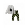 Two in a Castle Set With Starboom Sweater & Allover Pants Baby Plaids T5914