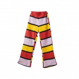 Two in a Castle Knitted Stripped Flare Pants Kid T5515