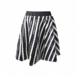 Two in a Castle Velvet Sequined Skirt Kid Bicolor T5570