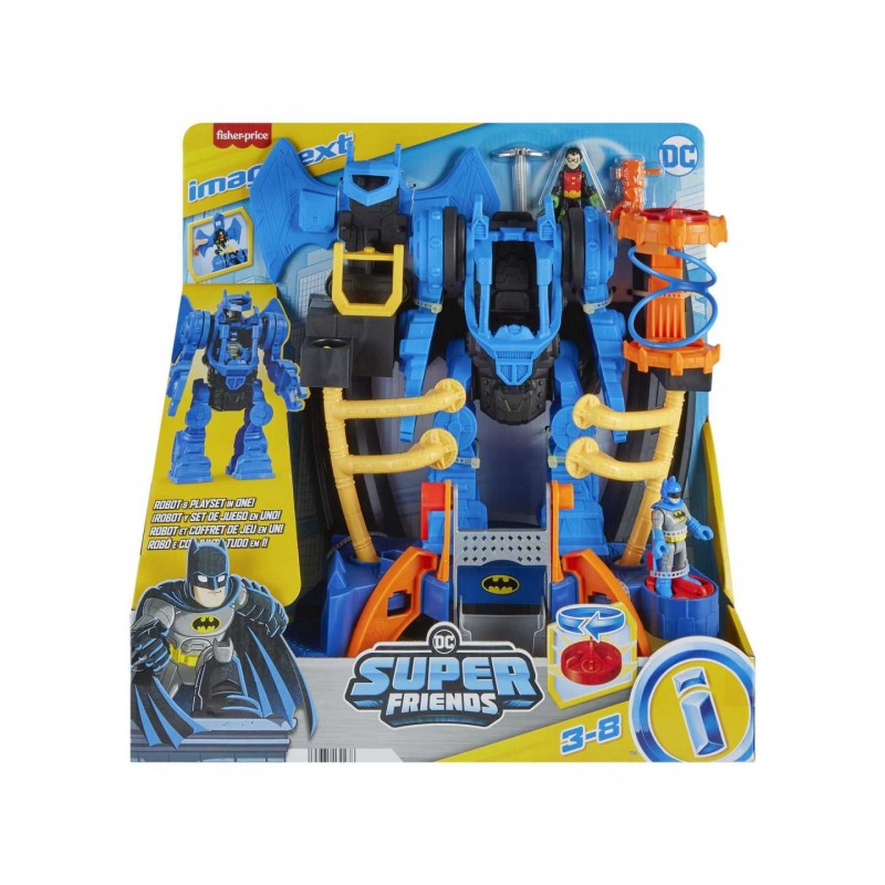 Mattel Imaginext DC Super Friends Batman Φρούριο Ρομπότ HML02