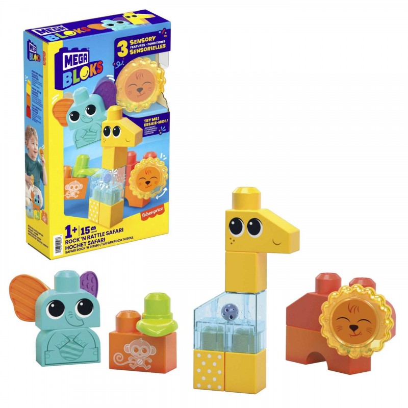 Mattel Mega Blocks Sensory Line Σαφάρι HKN42
